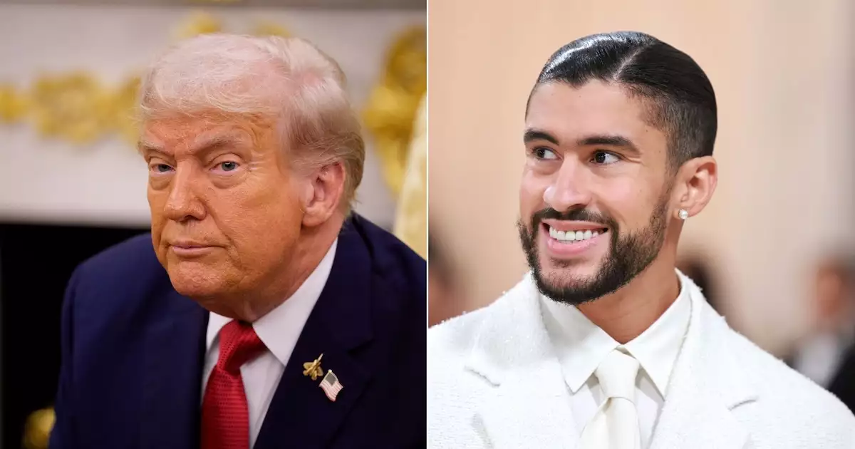 Donald Trump y Bad Bunny