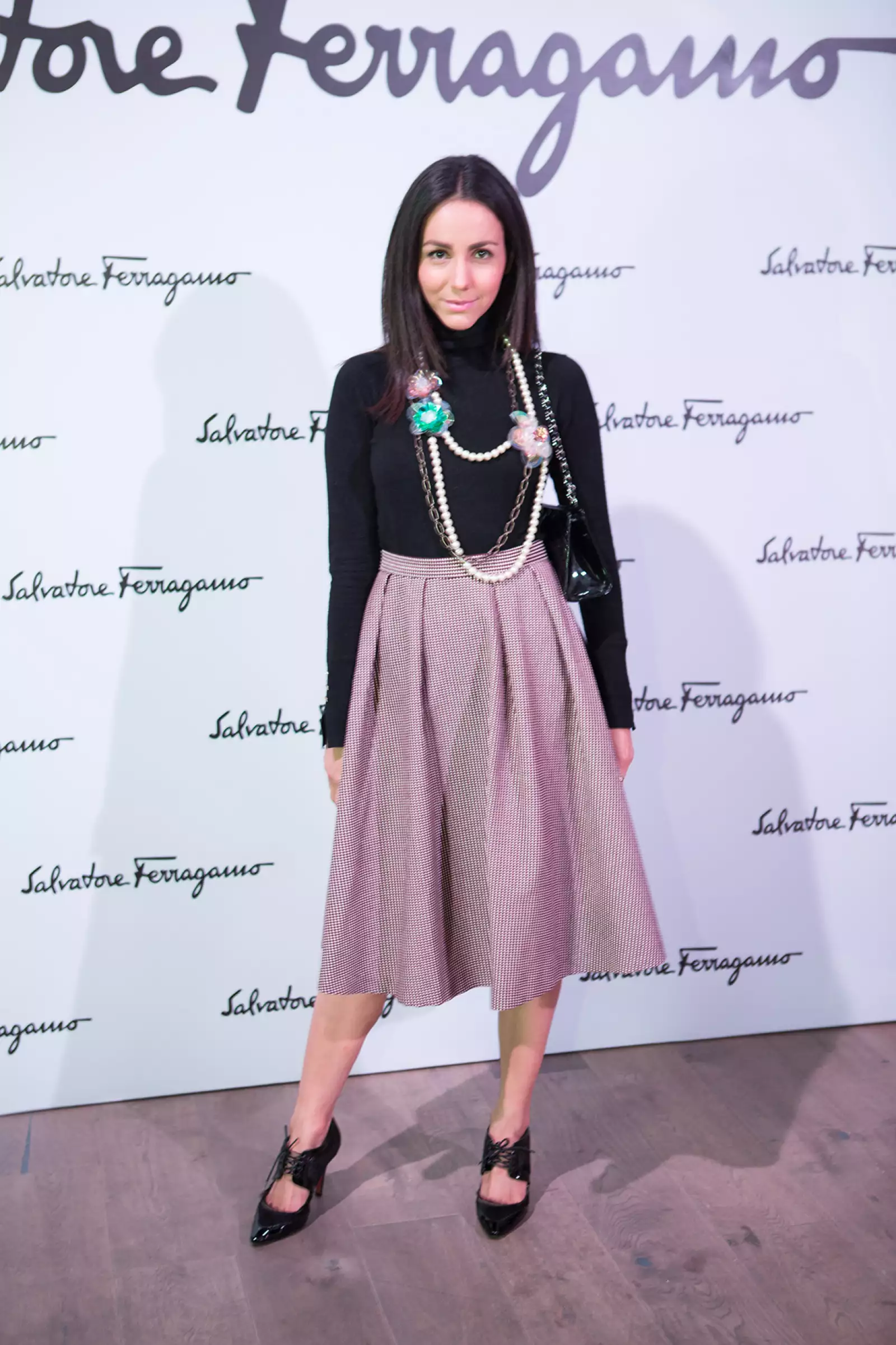 Presentación de la nueva colección de zapatos Ferragamo