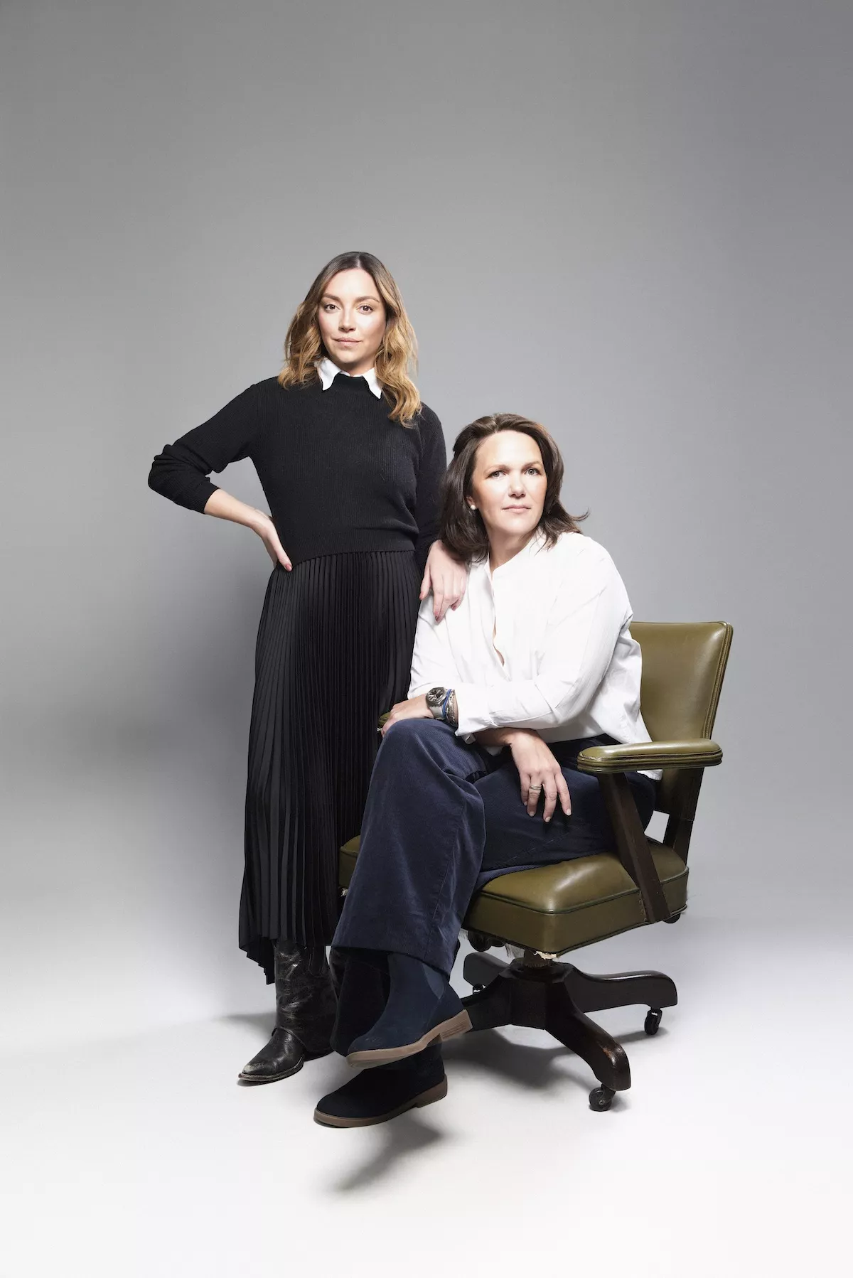 Regina Blandón y Camila Brett.  