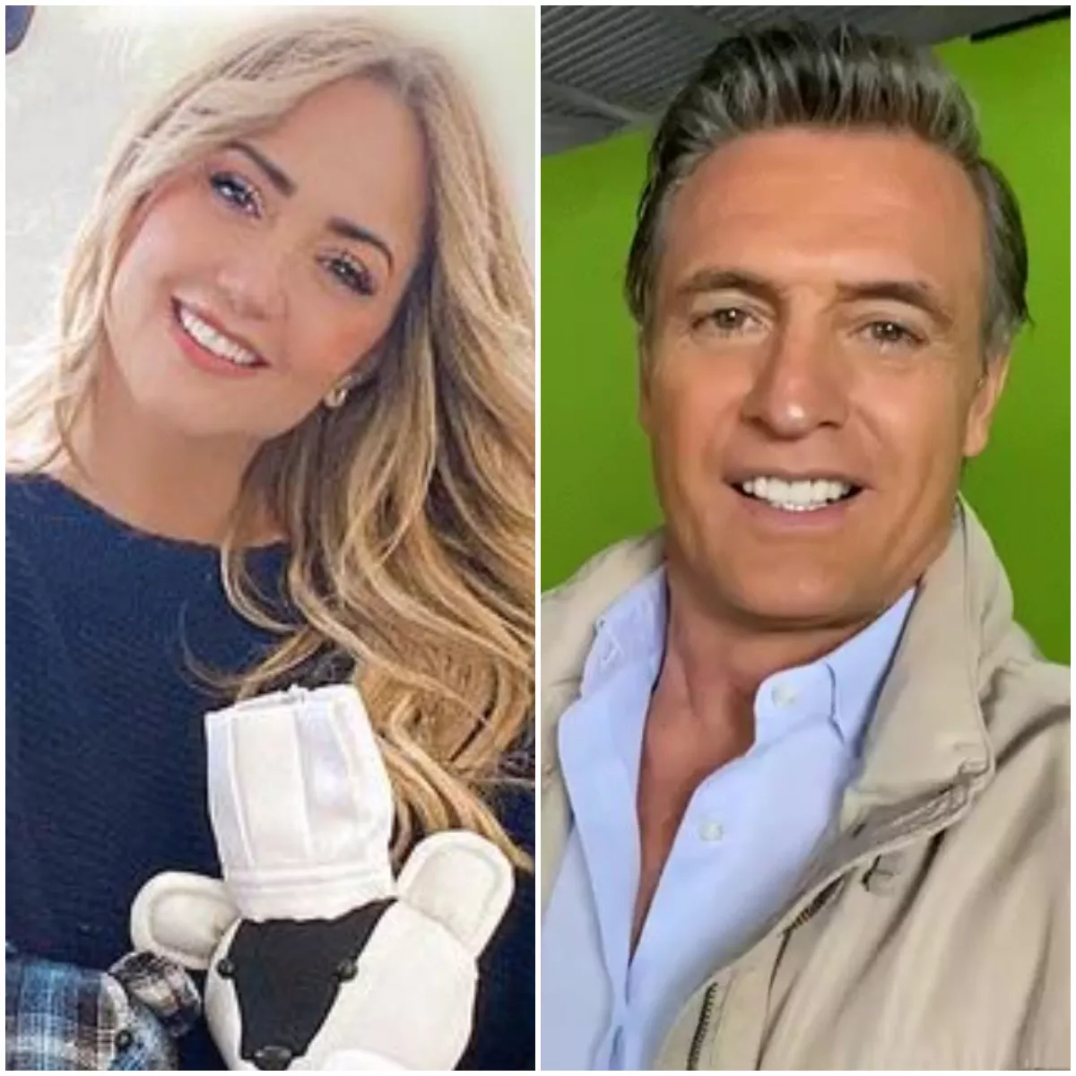 Andrea Legarreta y Juan Soler