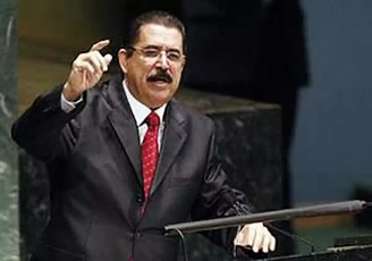 José Manuel Zelaya, despuesto presidente de Hondura, se presentó ante la ONU en Nueva York. (Foto: Reuters)
