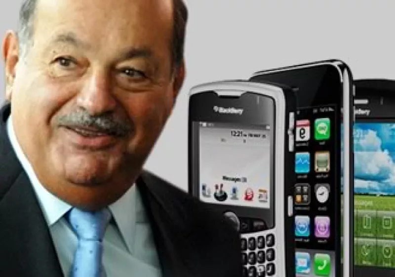 Los teléfonos inteligentes representan 8% del mercado total de teléfonos de la empresa de Carlos Slim.  (Foto: Especial)