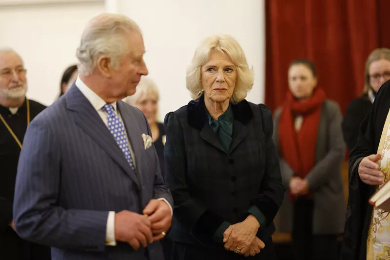 The Prince Of Wales And Duchess Of Cornwall Visit Ukrainian Catholic Cathedral