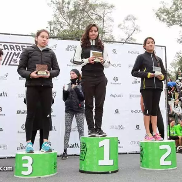 Premiacion de la categoría juvenil