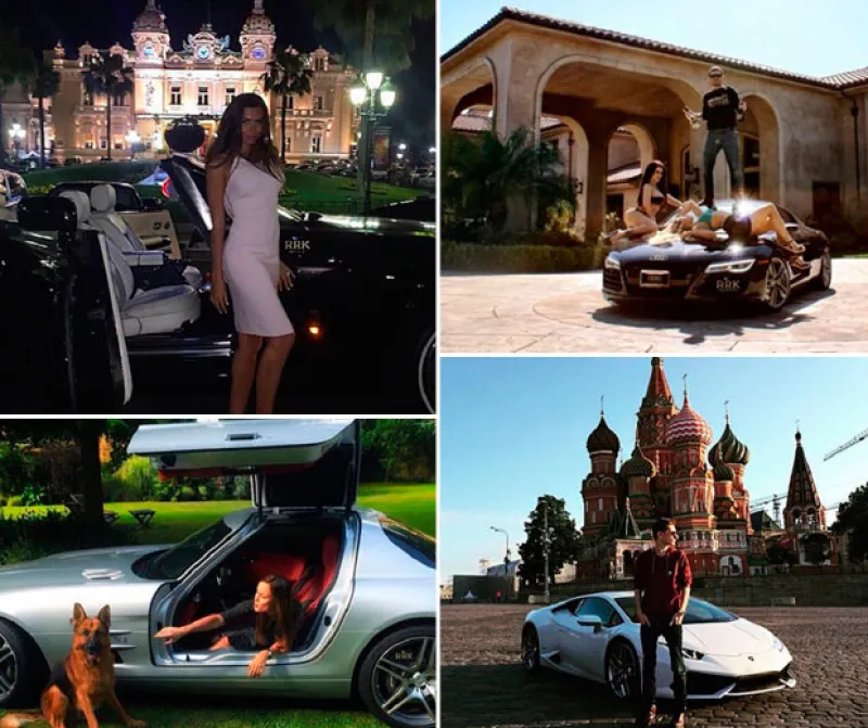En una cuenta de Instagram con más de 265 mil seguidores, se relata en imágenes las vidas opulentas de "los niños en Rusia", algo que ha indignado a la población por la crisis económica del país.