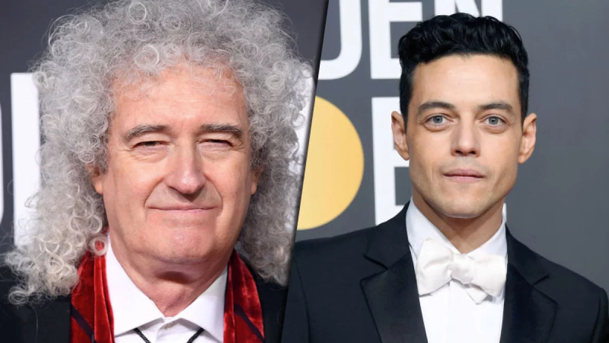 Brian May y Rami Malek