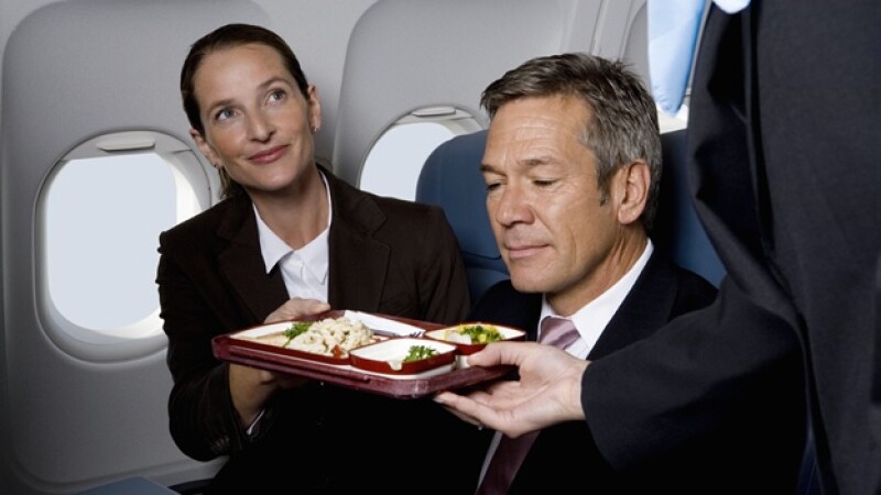 comida avion vuelo