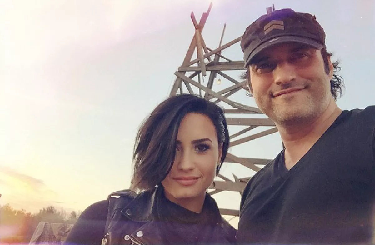 Demi Lovato y Robert Rodriguez estuvieron filmando en Texas.
