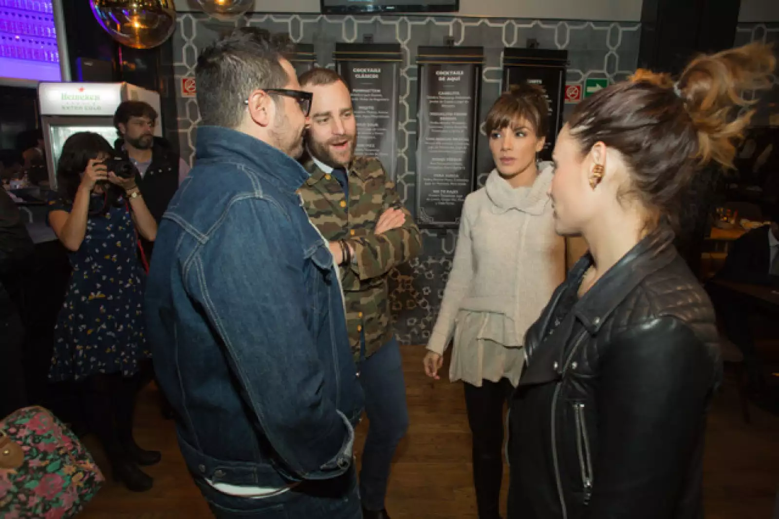 Marco Polo, Max Villegas, Rossana Najera y Marimar Vega