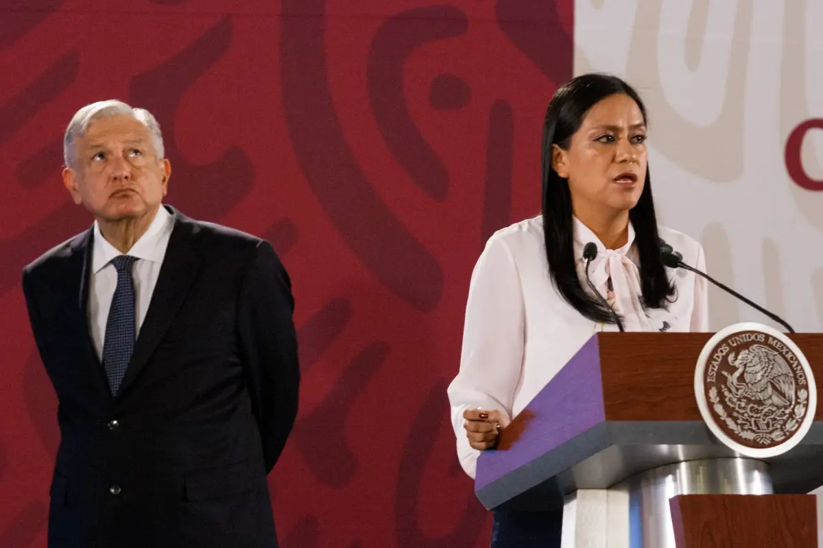 AMLO y Ariadna Montiel