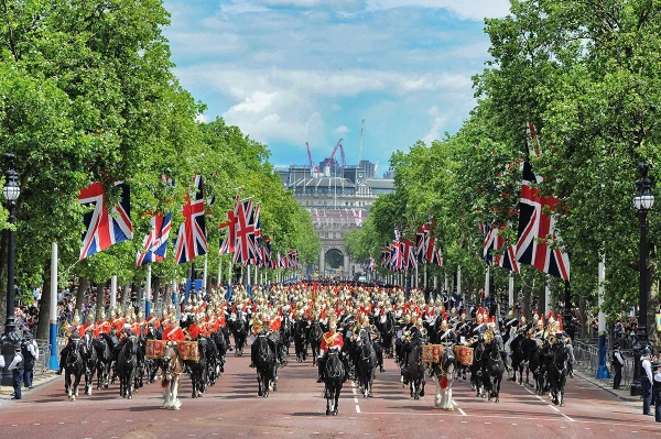 The General's Review Prior To Trooping The Colour