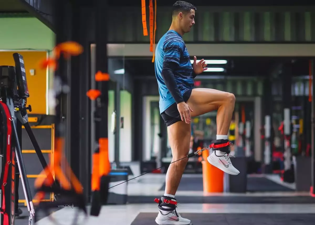 cristiano ronaldo hace pilates