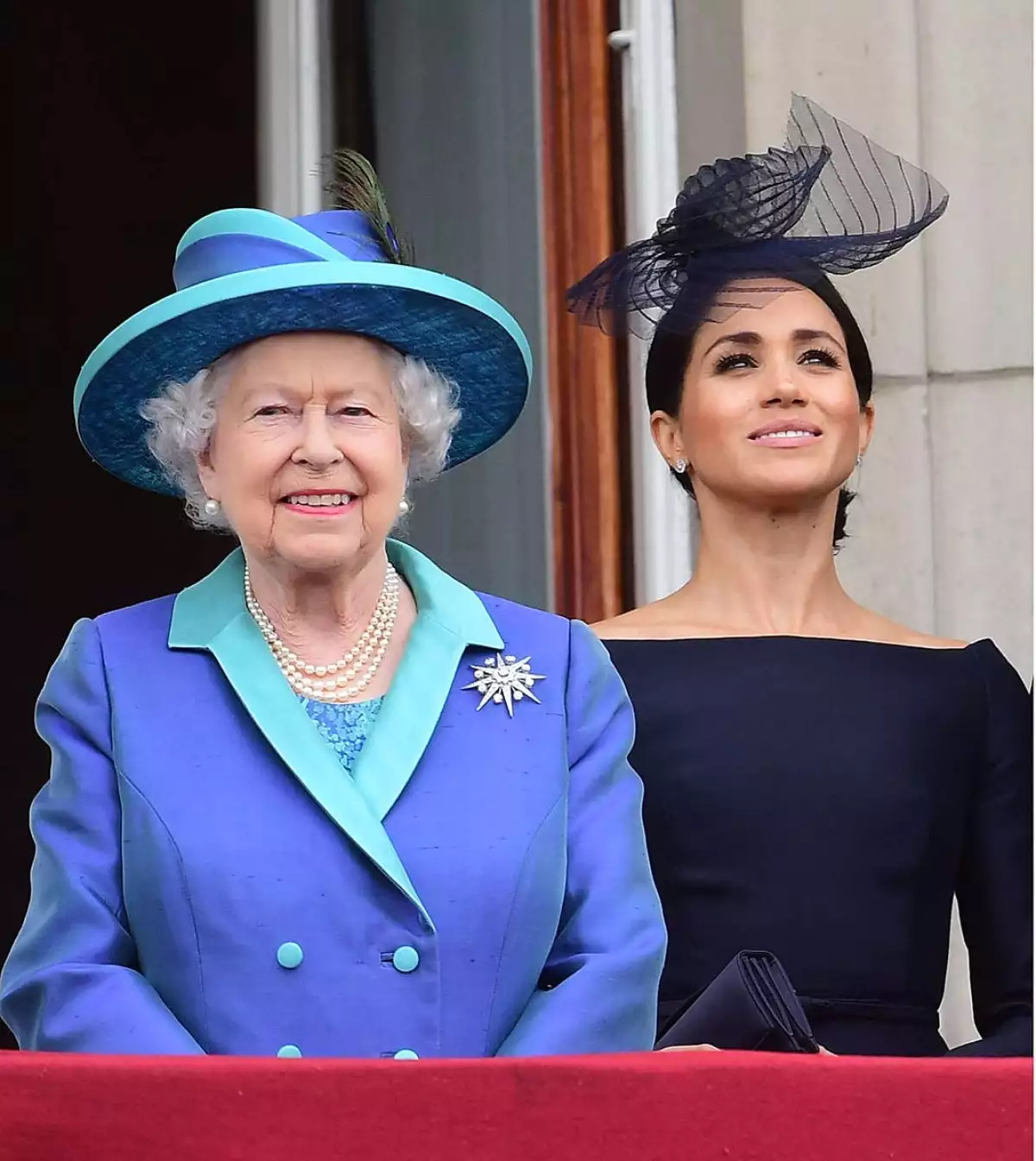 La reina Isabel II y Meghan, duquesa de Sussex