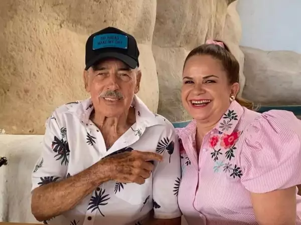 Andrés García y su esposa Margarita Portillo