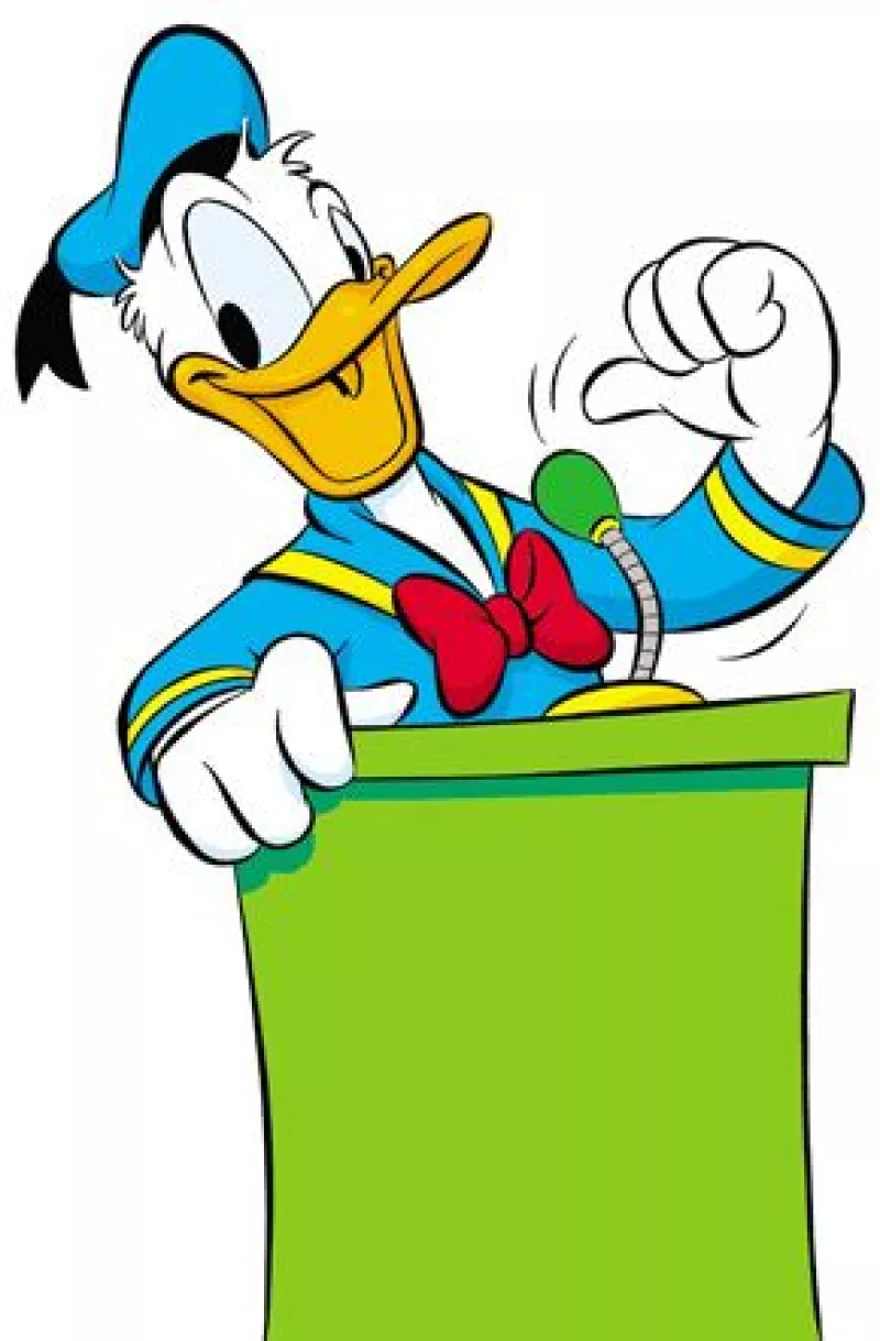 El personaje hizo su presentación el 9 de junio de 1934 en la película Silly Symphonies, como personaje secundario del ratón Mickey.