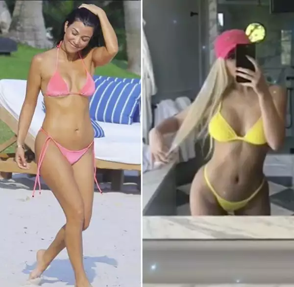 Kourtney Kardashian y Kylie Jenner