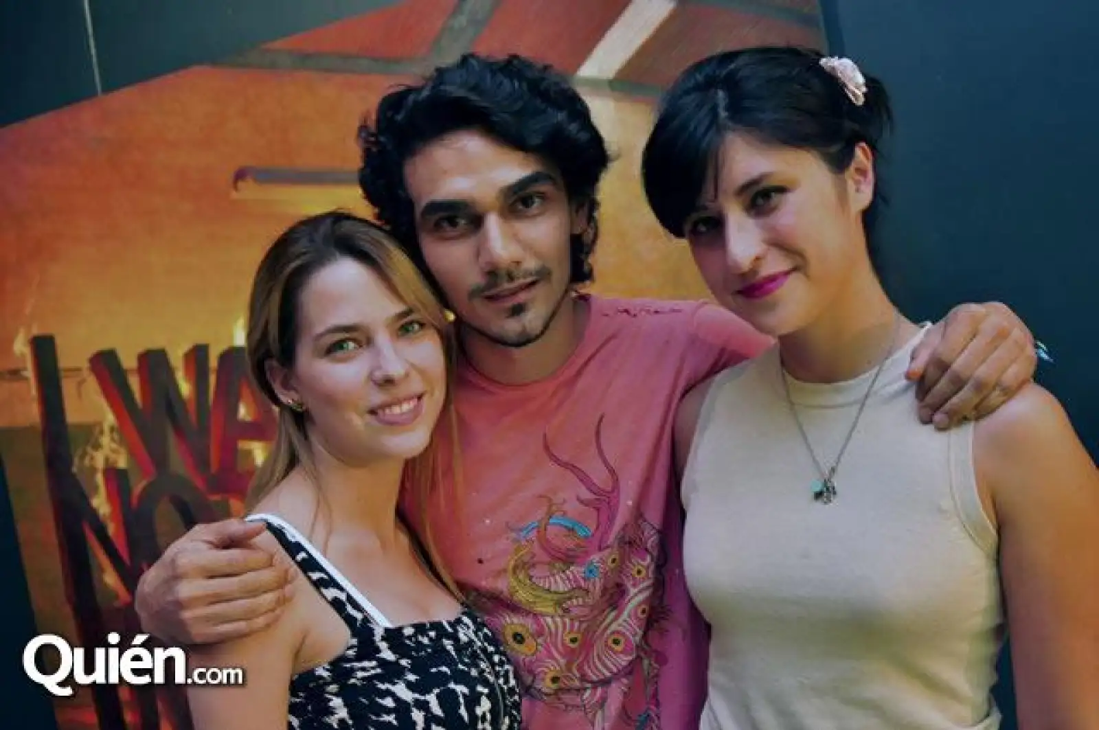 Mariana Quintanilla,Olver Cantú y Marcela Morales