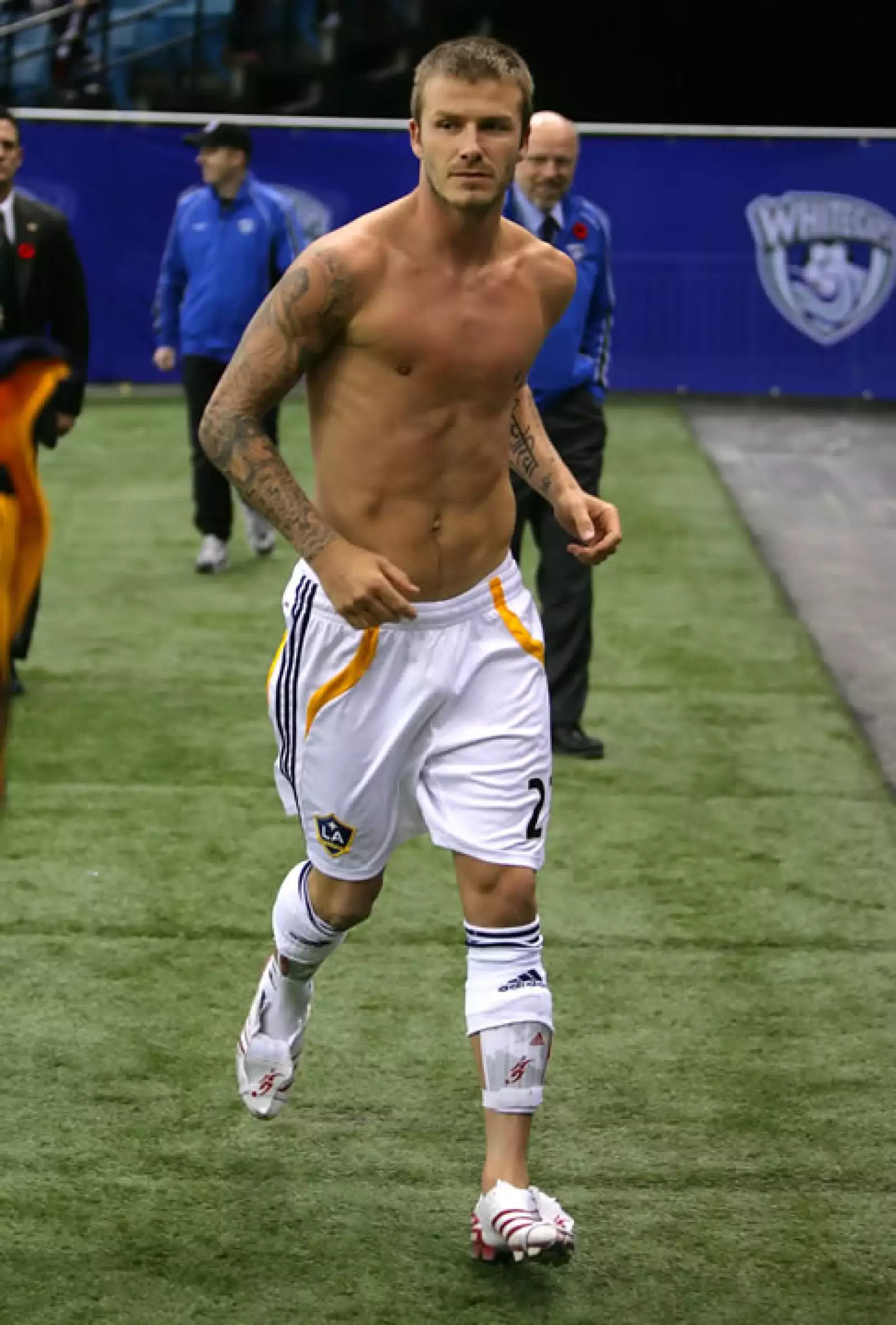 Beckham debutó con Los Ángeles Galaxy en 2007.