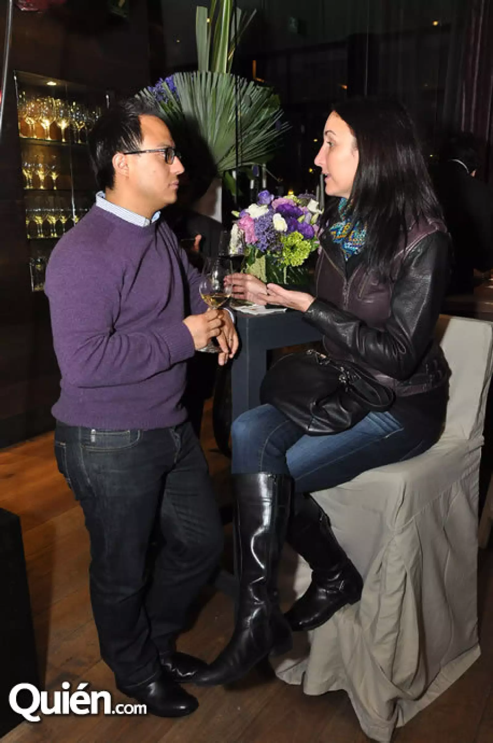 Francisco González y Julia Resetti.