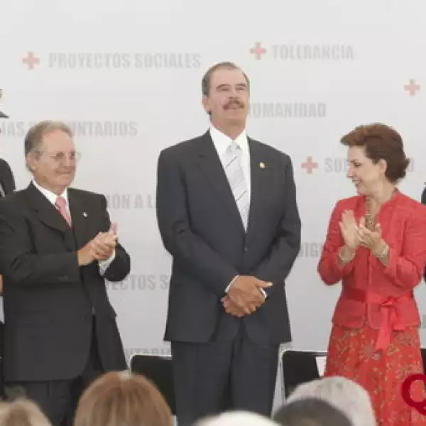 Olegario Vázquez Raña, Vicente Sahagún, Marta Fox