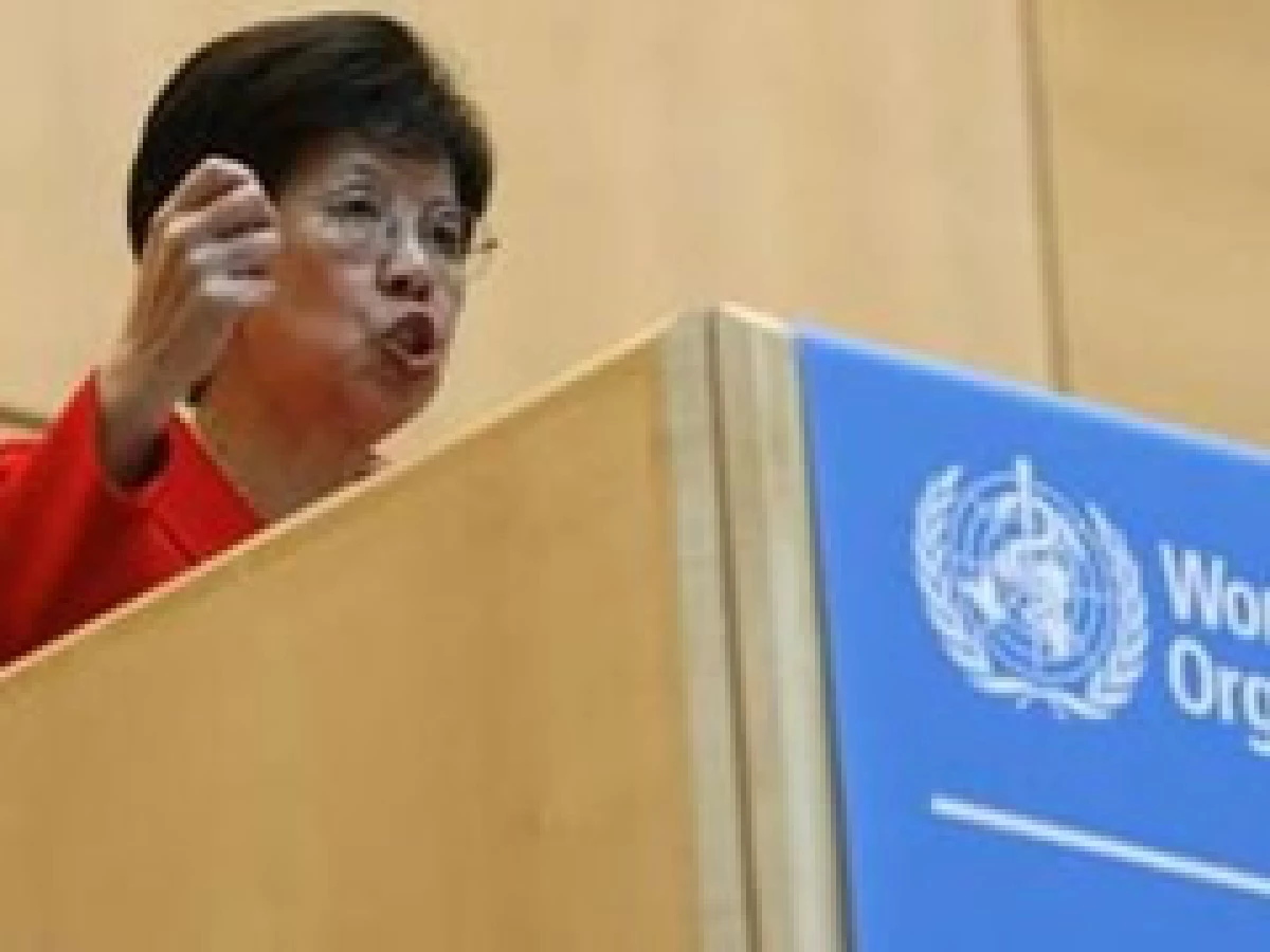 Margaret Chan, directora general de la OMS. (Foto: Reuters)