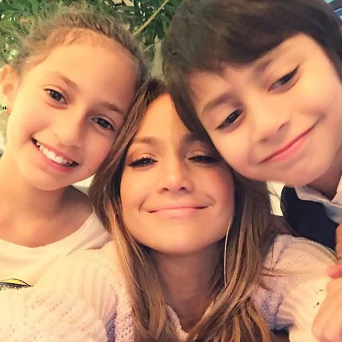 JLo con Max y Emme