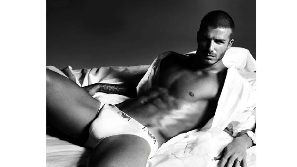 Fue en 2007 cuando Beckham posó por primera vez en ropa interior.