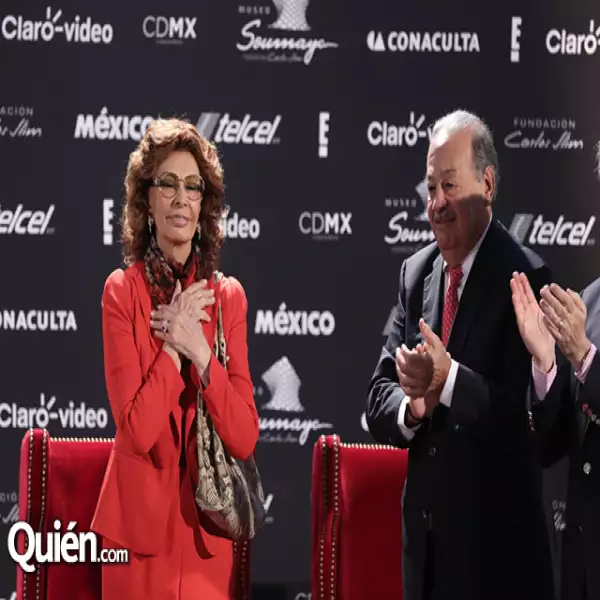 Sophia Loren,Carlos Slim