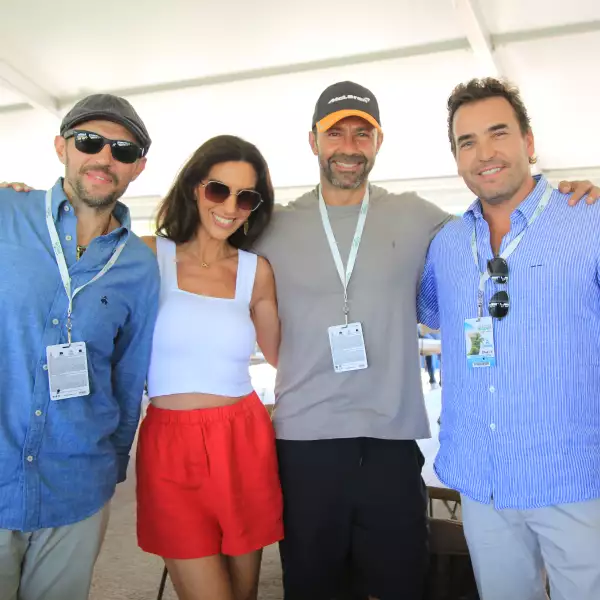 Manolo Romero Vargas , Caroline Harfouche, Erick Fregoso y Pedro