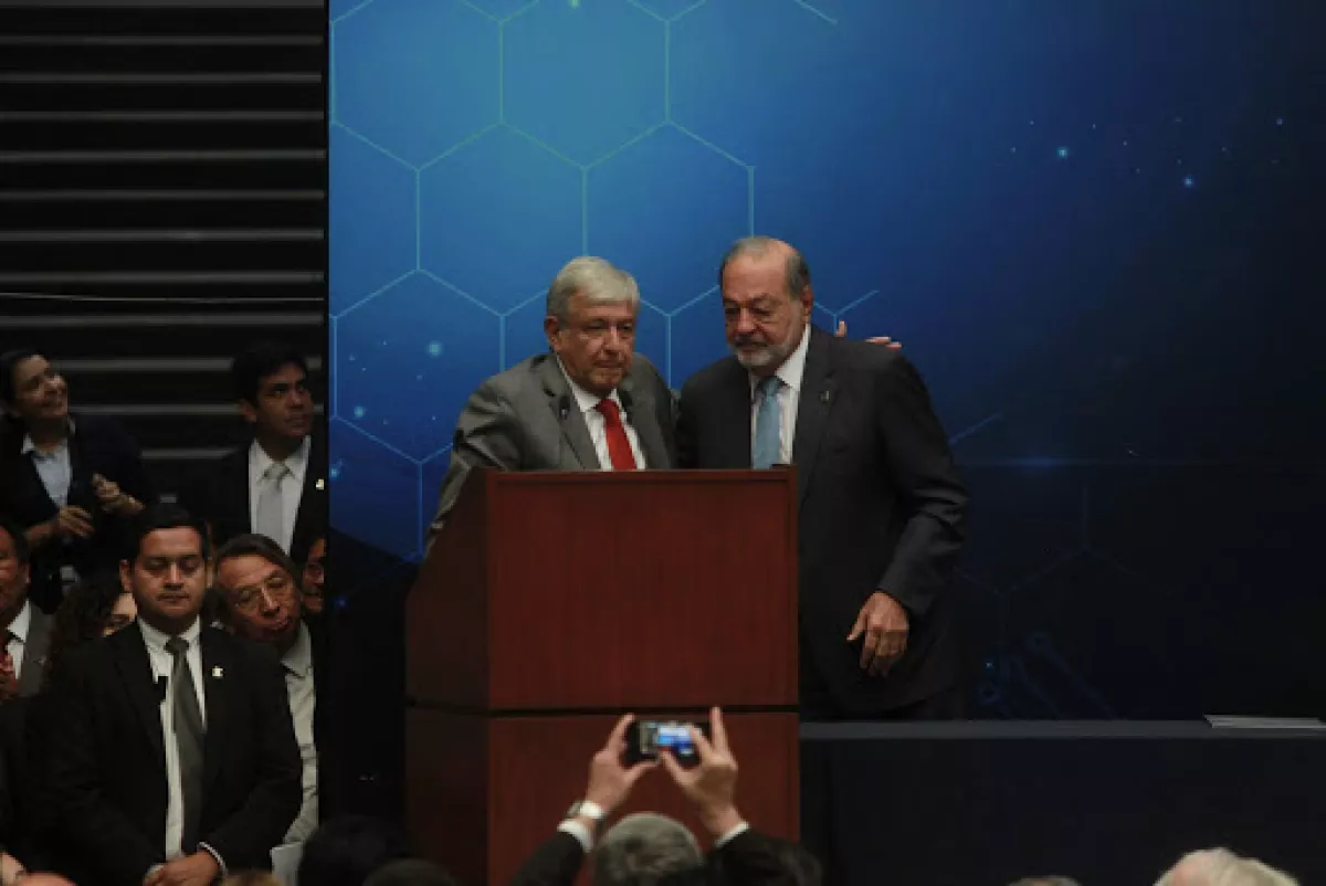 Slim y AMLO