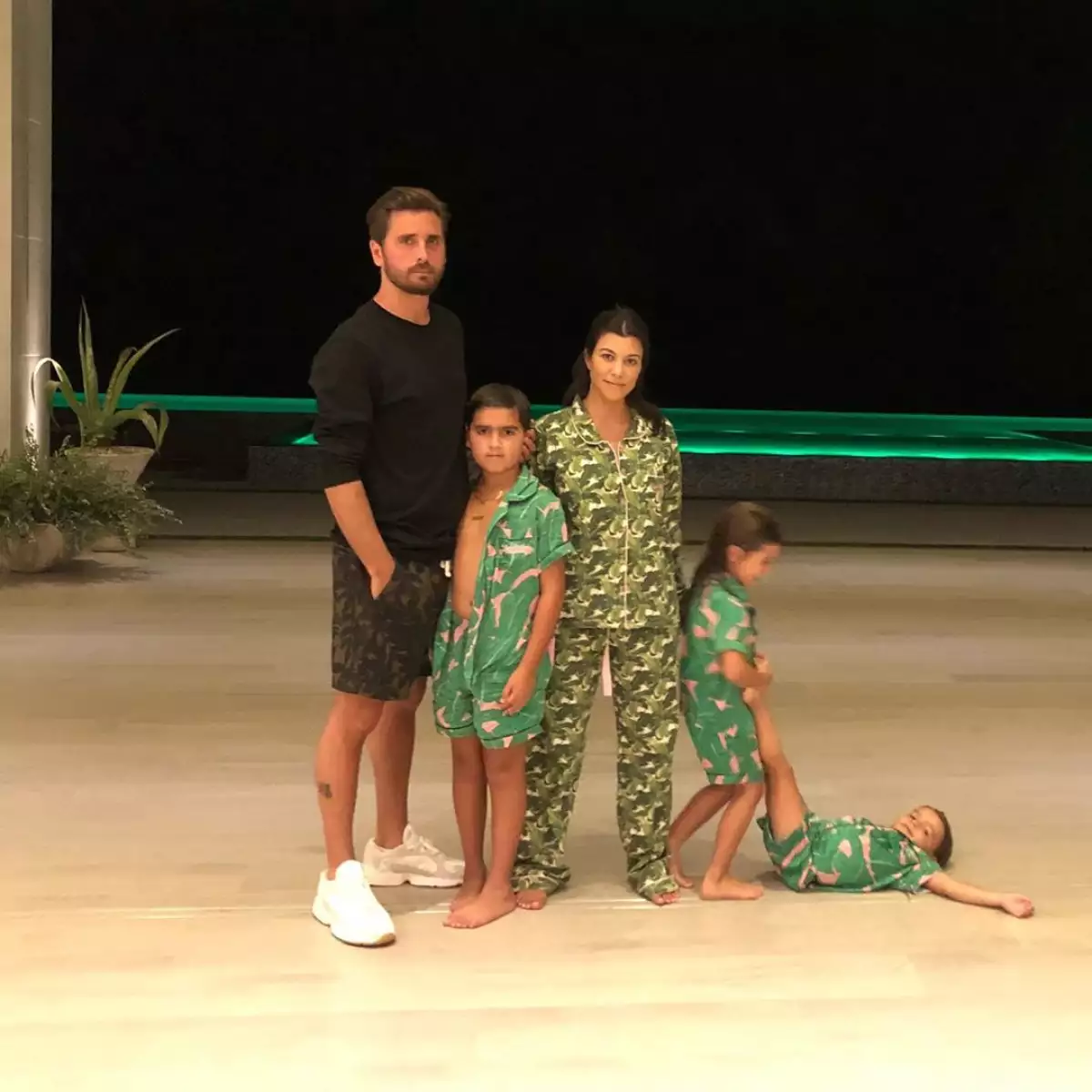 Kourtney Kardashian y Scott Disick