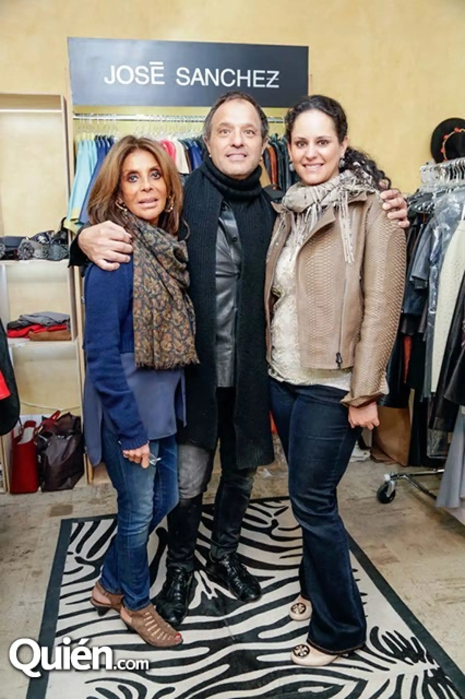 María Méndez, José Sánchez y María Hank