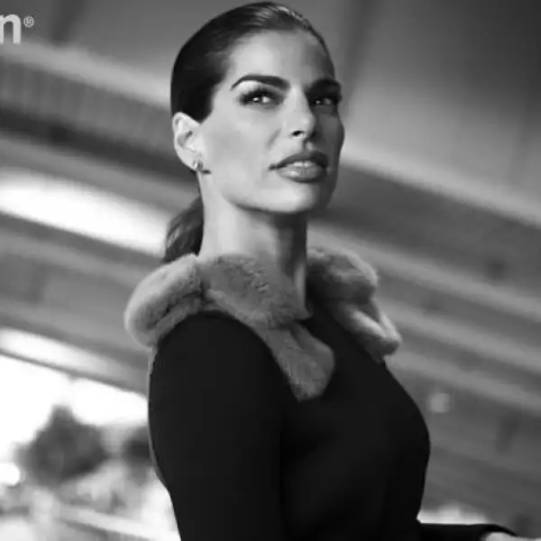 Bárbara Coppel en un vestido Prada.