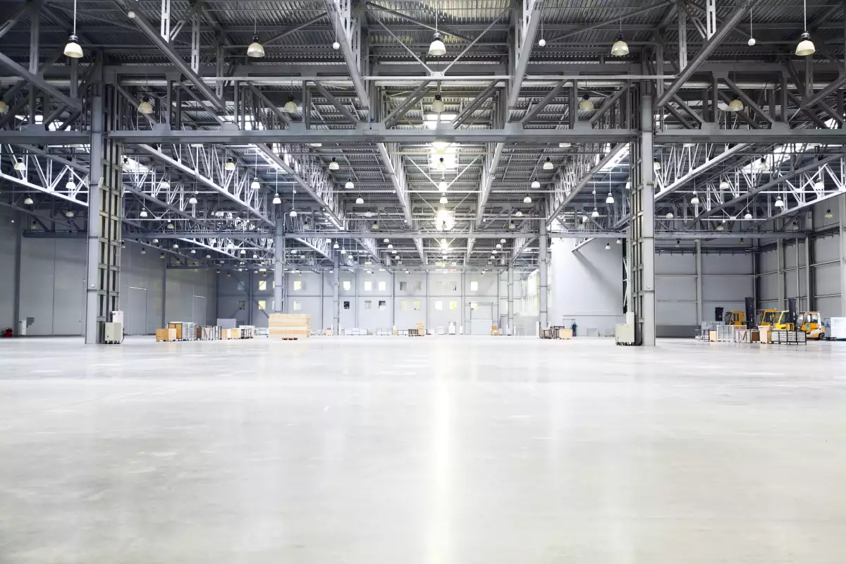 empty room of modern storehouse