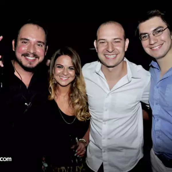 Dany Osuna,Carolina Guevara,Alejandro Berman y Daniel Macías
