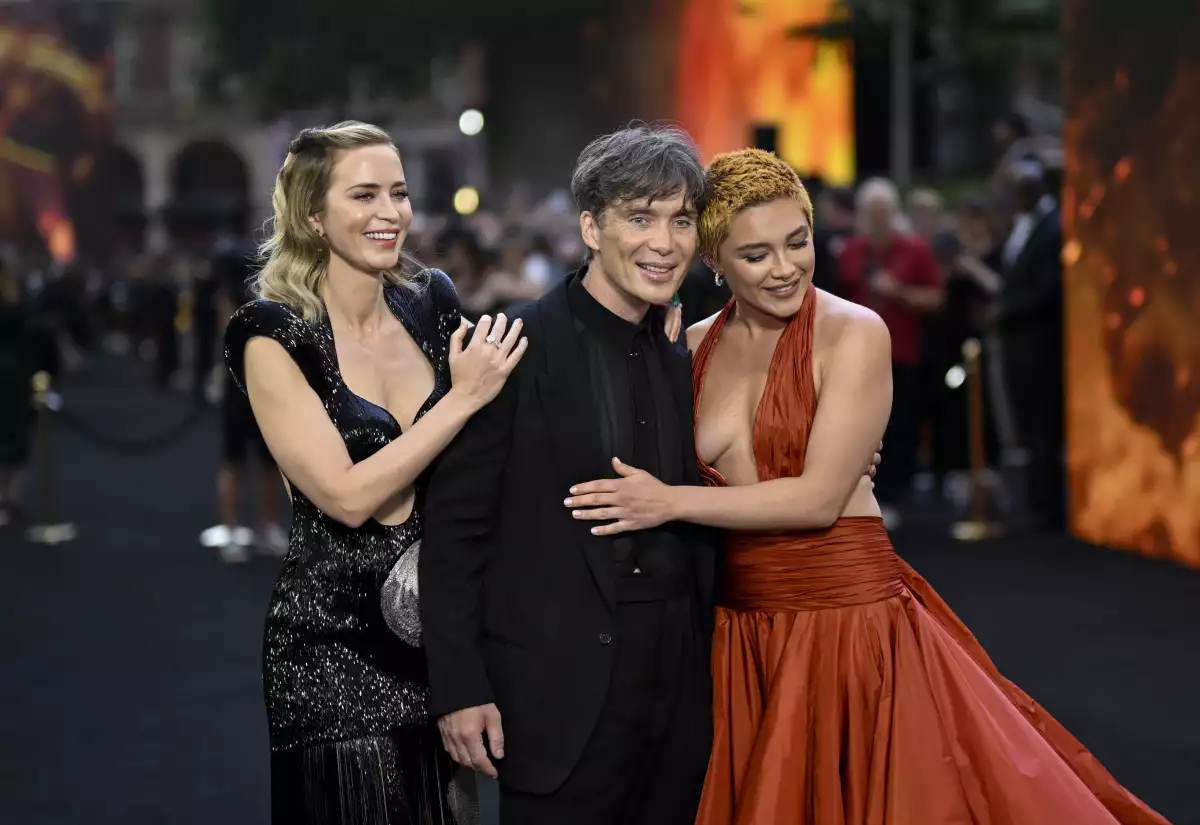 Emily Blunt, Cillian Murphy y Florence Pugh.