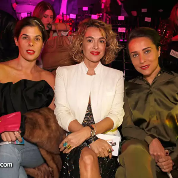 Esther Ramírez, Gabriela Romero y Natalia Esponda