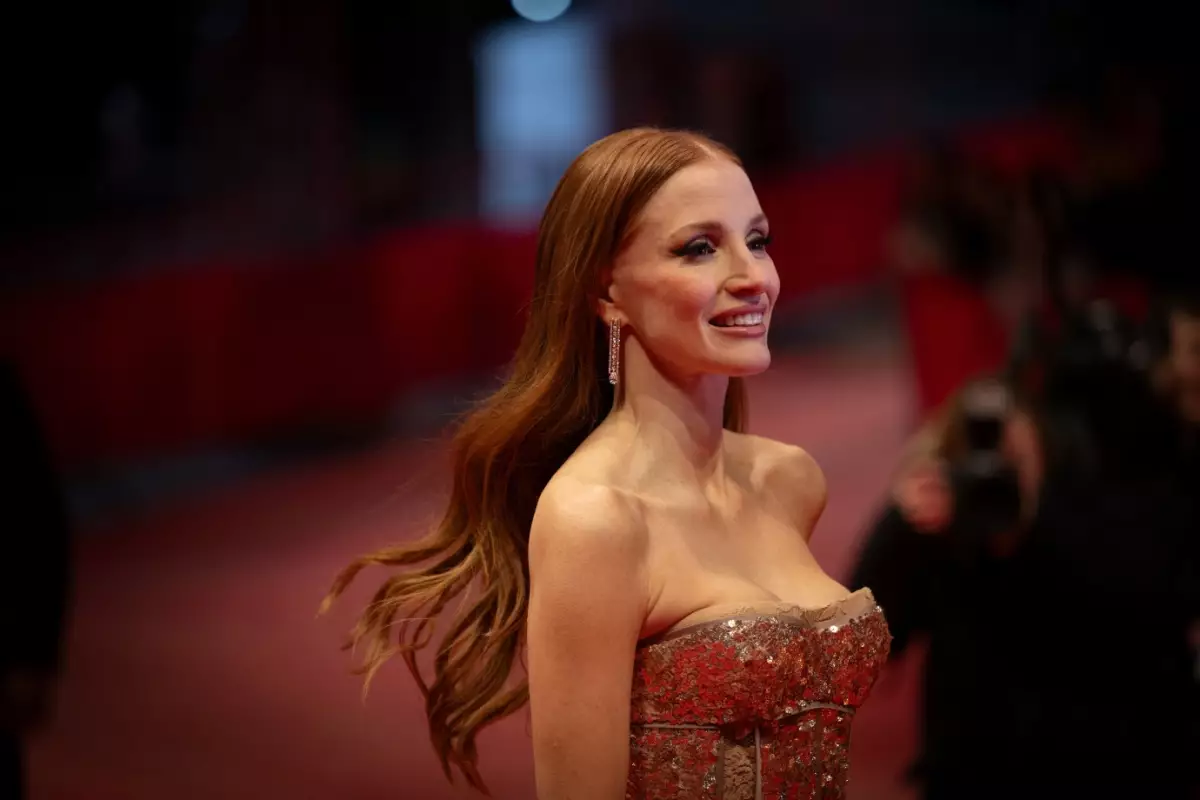 Jessica Chastain en la premier de Dreams en la Berlinale. 