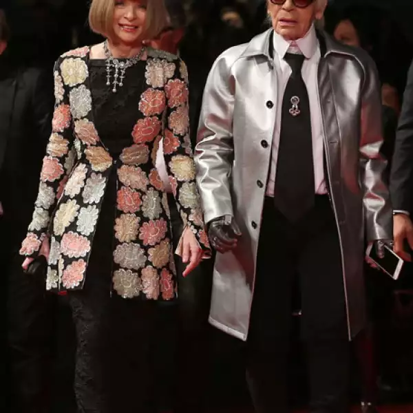Anna Wintour, Karl Lagerfeld.