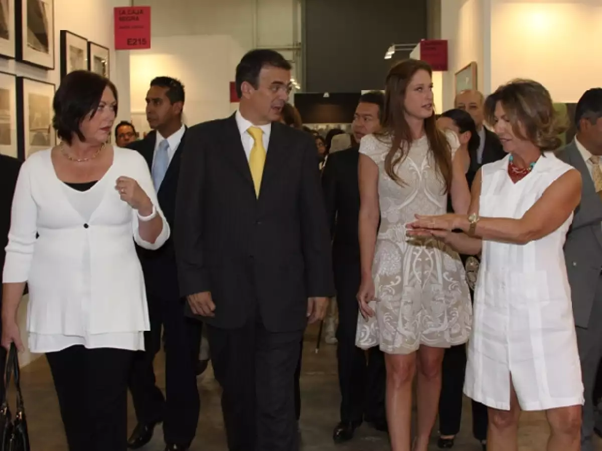 María Elena Cepeda, Marcelo Ebrard, Zélika García y Marie Thérèse Arango