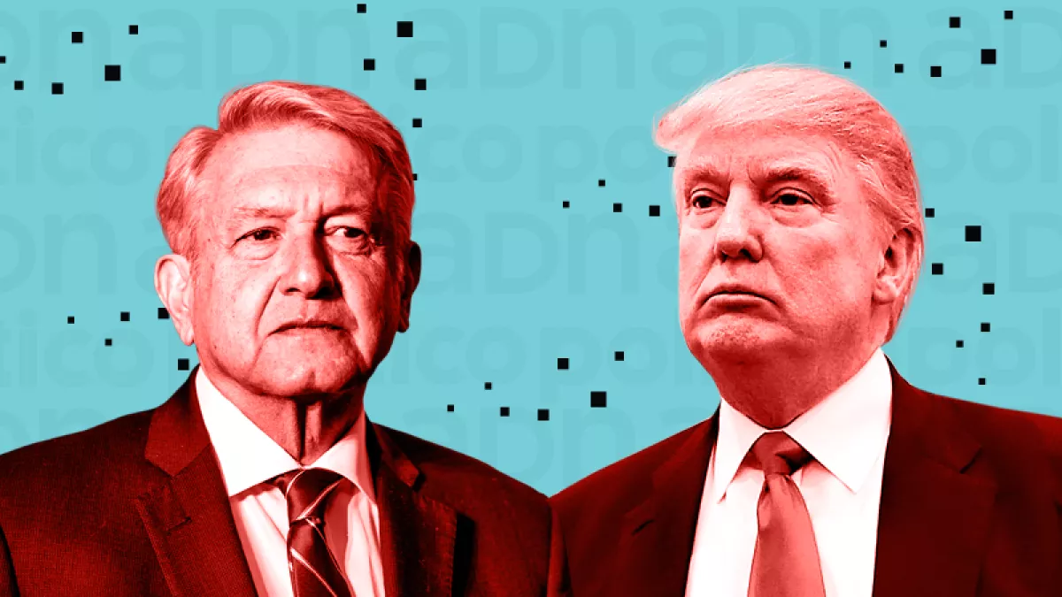 Donald Trump y López Obrador 