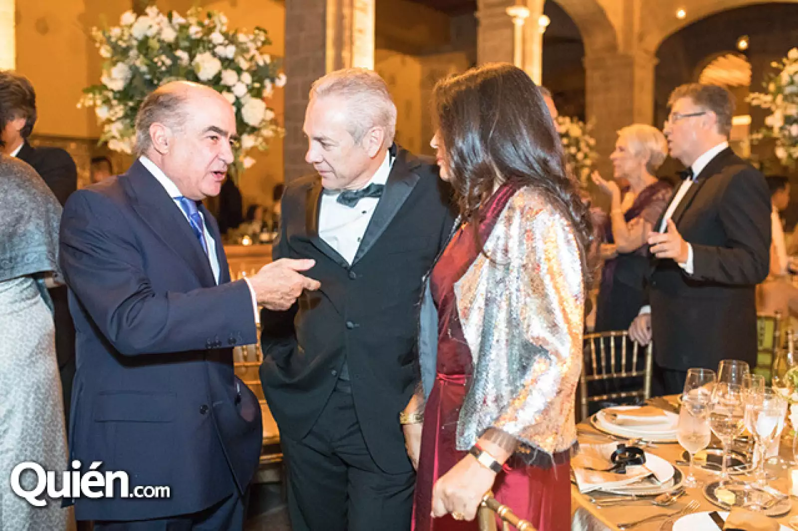 Luis Téllez, Fernando Solís y Lidia Camacho