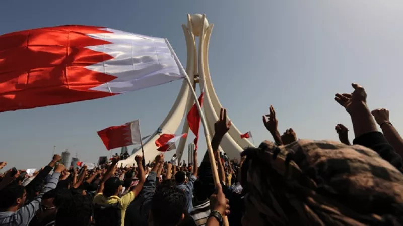 protesa en la plaza Pearl