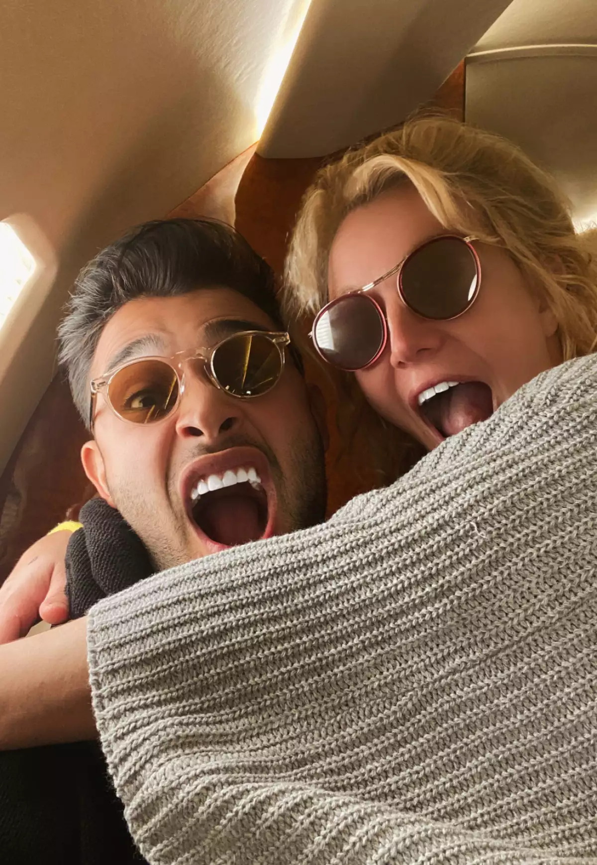  Britney Spears y su novio Sam Asghari