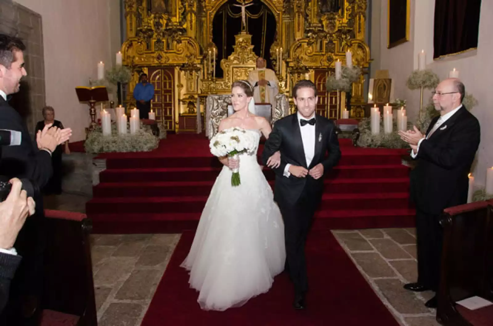 La misa fue oficiada por el padre Cipriano Sánchez.