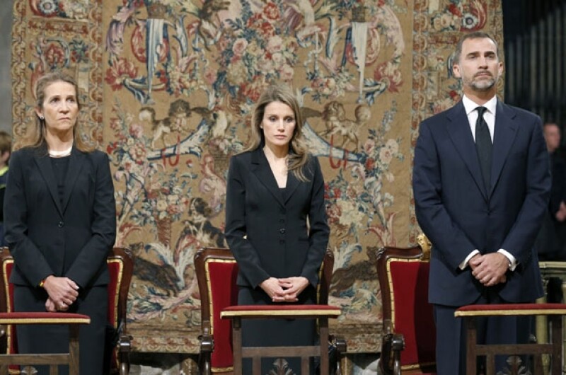 Letizia y Felipe encabezaron la ceremonia.