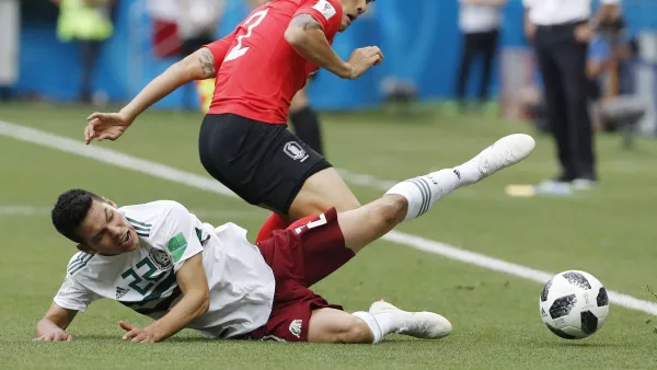 Hirving Lozano, autor del gol de México contra Alemania en el Mundial de Rusia