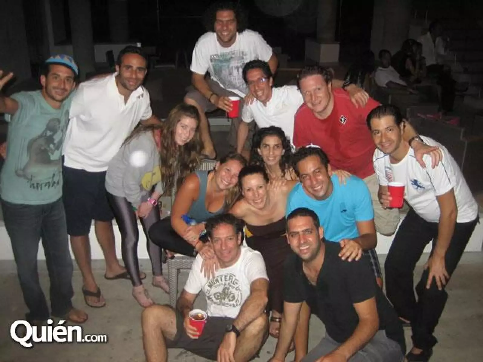 Amigos del festejado