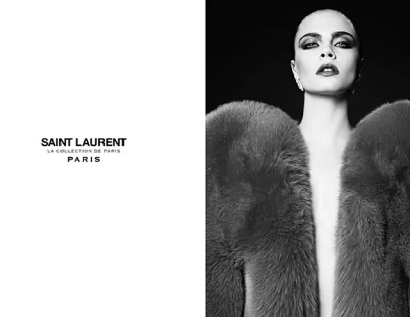 Cara, quien modela exclusivamente para Saint Laurent y Chanel, ¡regresa con una campaña impactante!