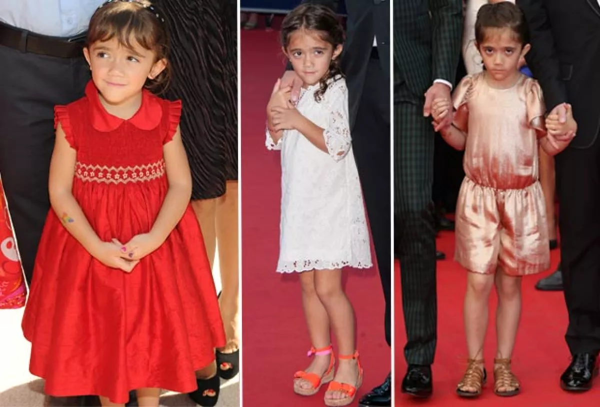 A diferencias de otros hijos de famosos, Valentina tiene un estilo tradicional. Los vestidos son un básico en su guardarropa.